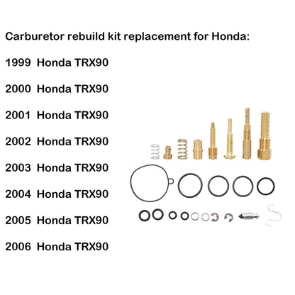 ALL-CARB Carburetor Carb Rebuild Kit Replacement for Honda Sportrax 90 TRX90 1999-2005 2006