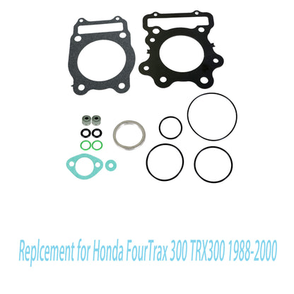ALL-CARB Rebuild Top End Head Gasket Set Kit Replacement for Honda TRX300FW 300P Fourtrax 1988-2000 12191-HC4-900 91304-HA0-003 12251-HA0-004 91305-HA0-680 18291-MN4-920 12209-KL4-005