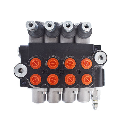 ALL-CARB Hydraulic Valve 4 Spool Hydraulic Directional Control Valve Double Acting Control Valve 11 GPM 3625 PSI SAE Ports