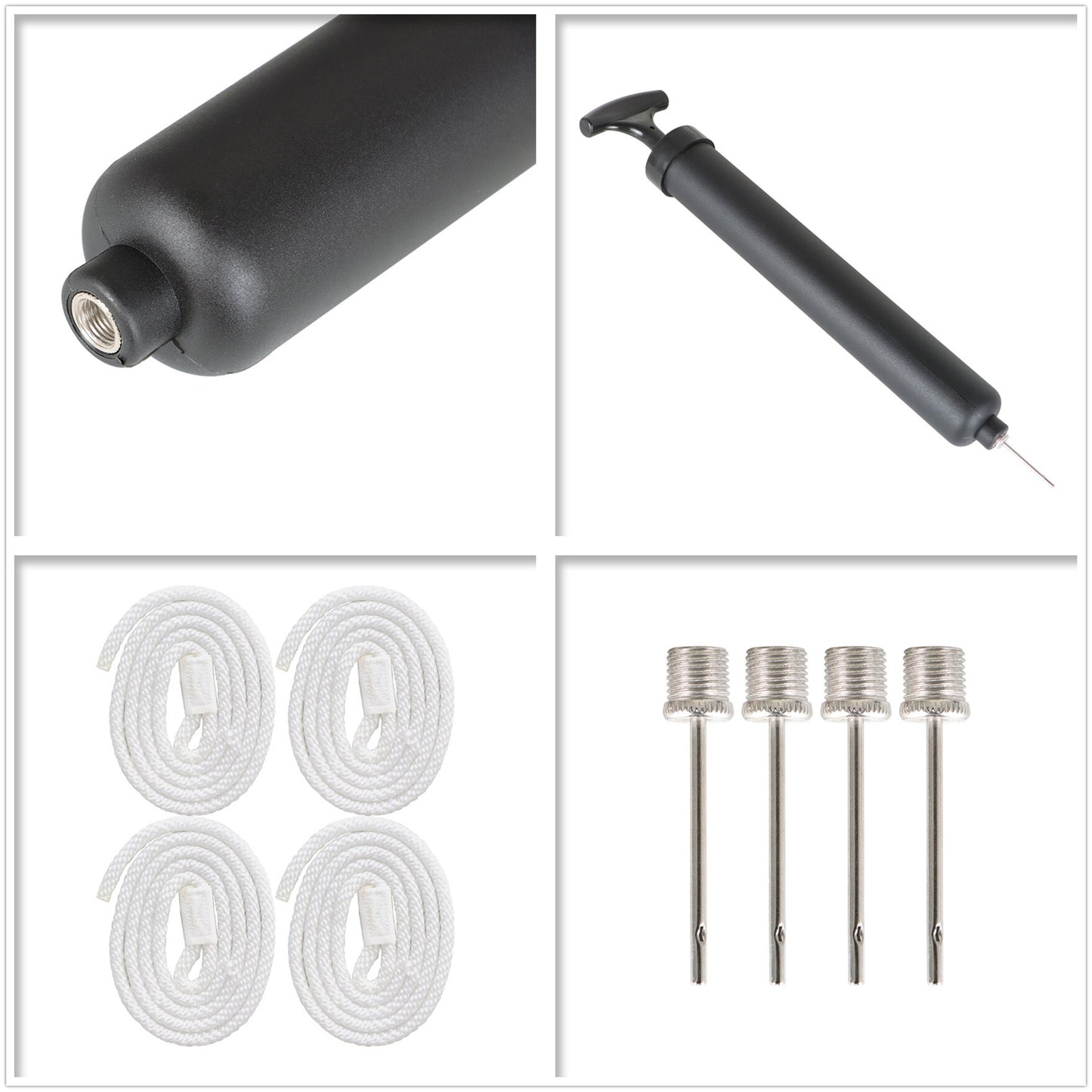 ALL-CARB 8.5 x 27 Inches Boat Fenders Vinyl Ribbed Marine Boat with Fender Lines & Pump to Inflate