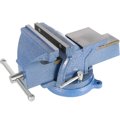 ALL-CARB 6 Bench Vise Table Top Clamp Press Locking Swivel Base Heavy-Duty for Crafting Painting Sculpting Modeling Electronics Soldering Woodworking and Fishing Tackle