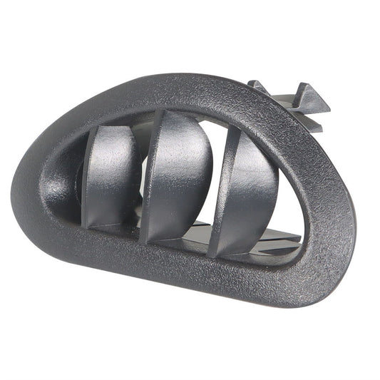 ALL-CARB F4ZZ-63046A77-A Black Left Driver Dash AC Heat Air Defrost Vent Duct Replacement for New 1994-2004 Mustang