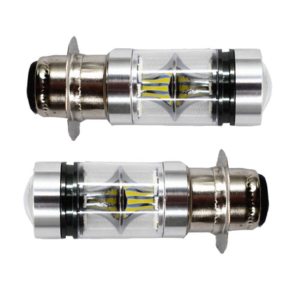 ALL-CARB 100W 2X H6 Super White 6000K LED Bulbs Headlights Replacement for TRX450R 450ER 450