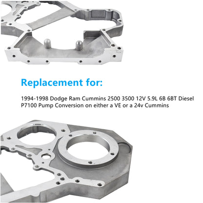 ALL-CARB Timing Gear Housing Case 3936256 Replacement for 1994-1998 5.9L 12 Valve Replacement for Cummins P Pump