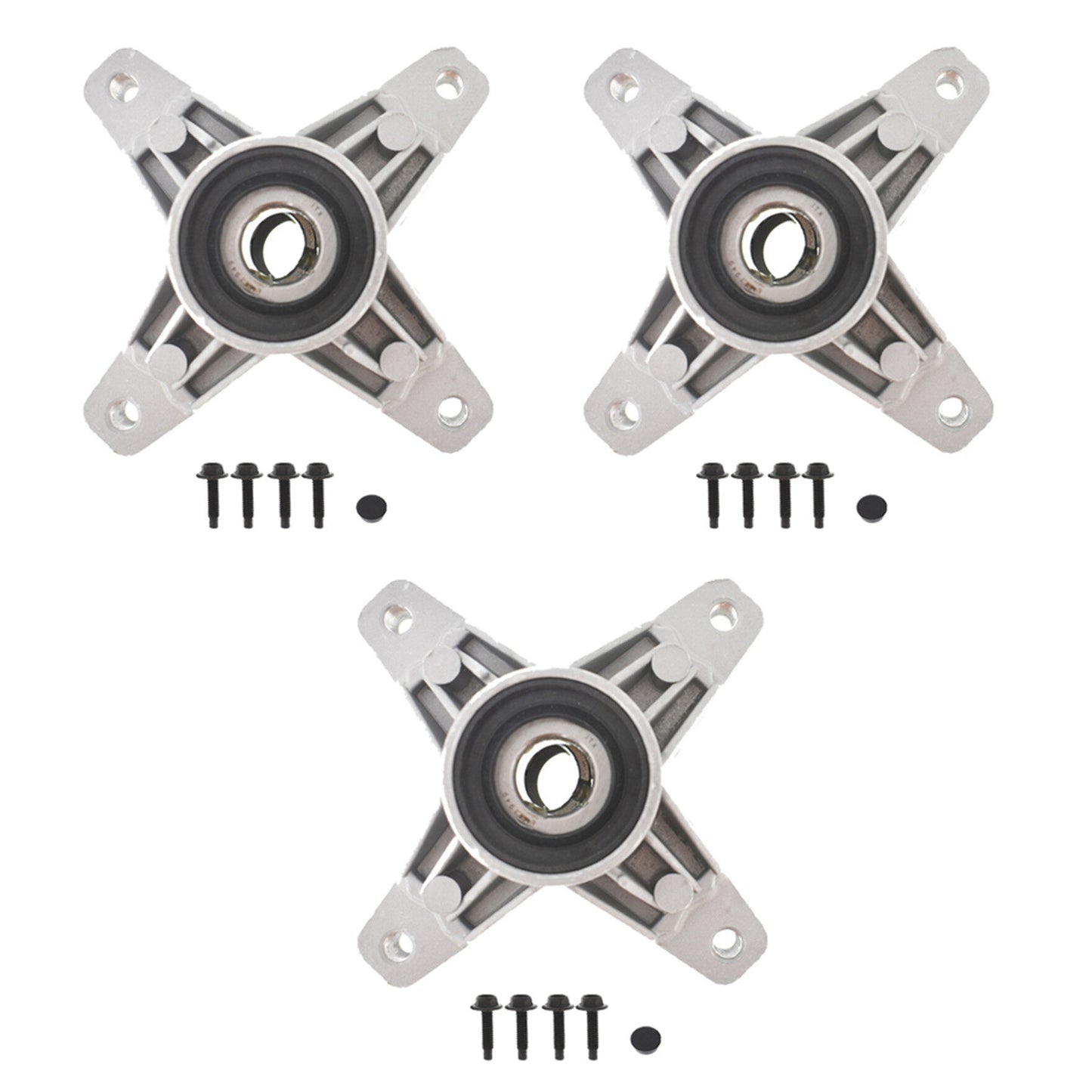 3Pack Spindle Assembly 618-04394 Replacement for 38 42 and 44 decks Replacement for MTD 618-3129C 918-3129C 918-04394 918-04426