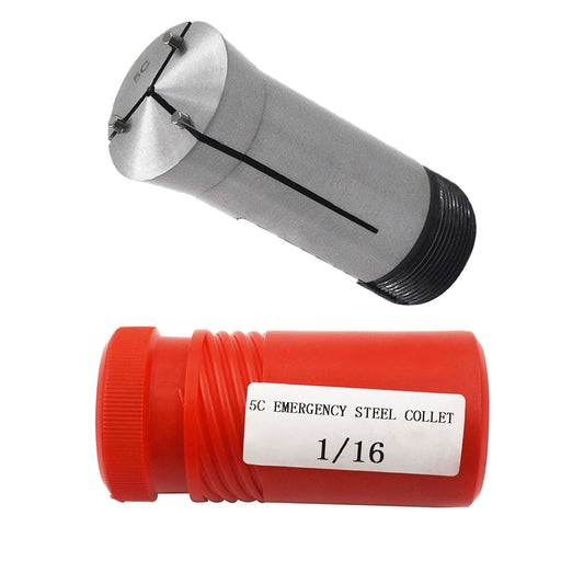 ALL-CARB Precision 5C Emergency Steel Collet 1/16 Inch (0.0625) for Holding Soft or Delicate Work Pieces Lathe & Fixtures