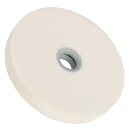 ALL-CARB Grinding Wheel 6 Inch Diameter 3/4 Inch Thickness White Aluminum Oxide Bench Grinder Wheel 60 Grit 1 inch Arbor