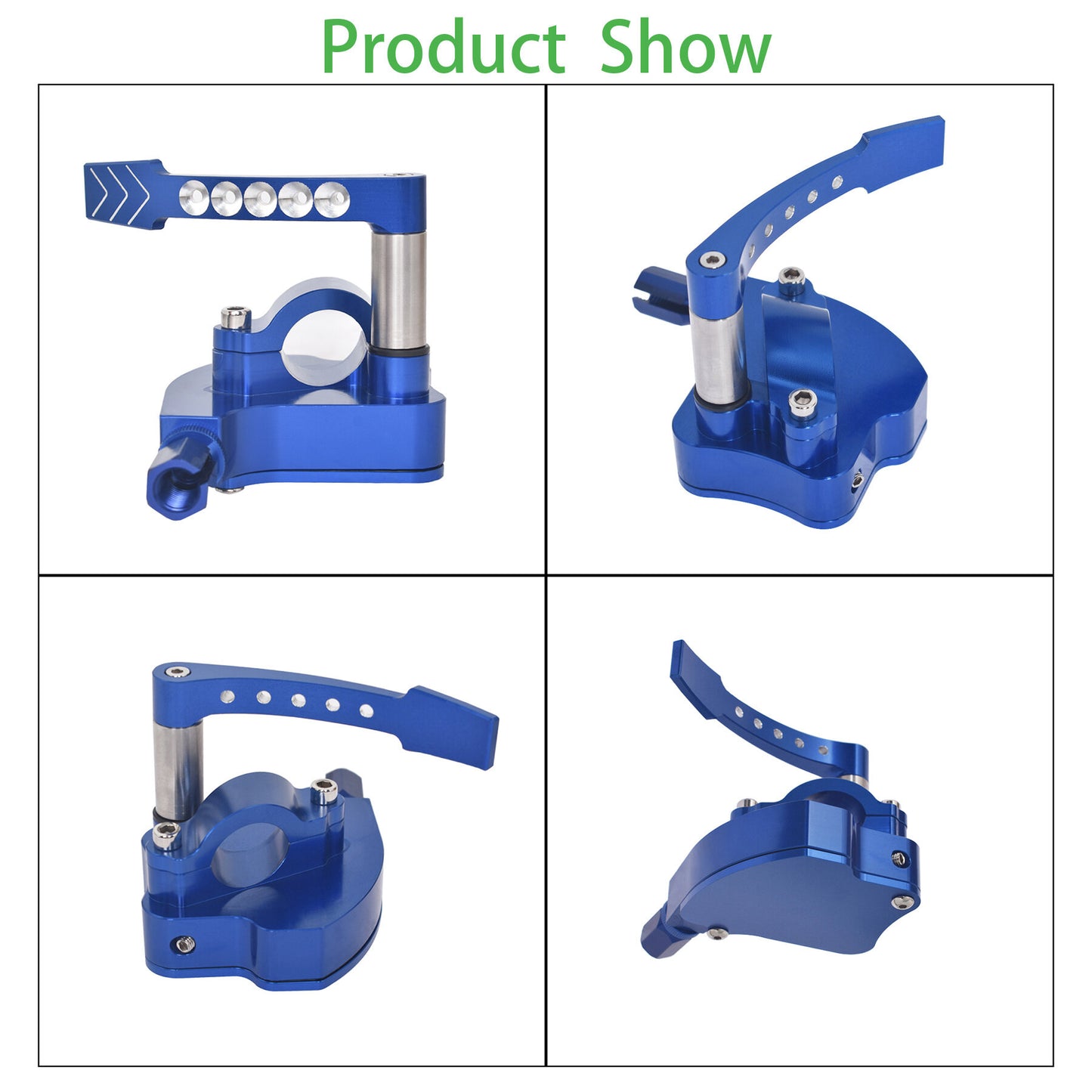 ALL-CARB Blue Throttle Thumb Assembly Replacement for Yamaha Banshee Raptor Kawasaki Suzuki Polaris Banshee Raptor 350 660 660R 700 700R