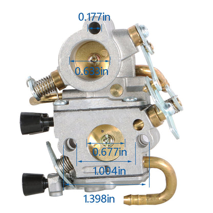 Carburetor Kit Replacement for Stihl TS410 TS420 Concrete Cut Off Saw C1Q-S118 4238 120 0600 Carb