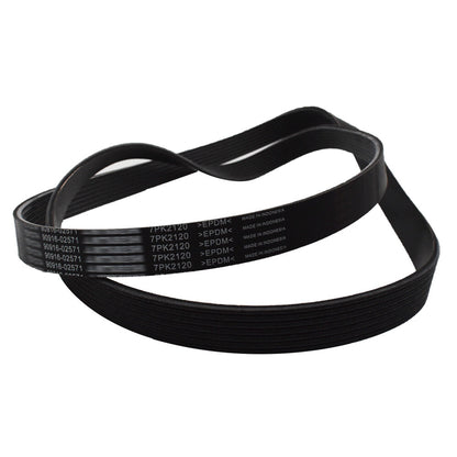 ALL-CARB Serpentine Belt 90916A2001 Replacement for 2005-2013 Toyota Tacoma 4runner Fortuner Tundra