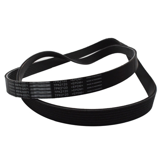 ALL-CARB Serpentine Belt 90916A2001 Replacement for 2005-2013 Toyota Tacoma 4runner Fortuner Tundra
