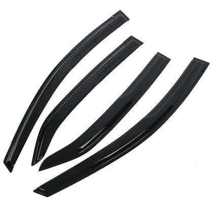 ALL-CARB Window Vent Visors Shade Sun Rain Wind Guards Deflectors Cover Acrylic Replacement for Toyota Corolla 2014-2019 Outside 4 Pieces Black