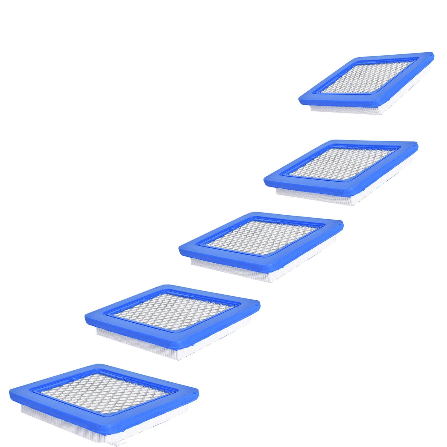 ALL-CARB 5 Pcs PT15853 Air Filter Replacement for Briggs & Stratton 4101 5043 399959 491588 491588S