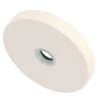 ALL-CARB Grinding Wheel 6 Inch Diameter 3/4 Inch Thickness White Aluminum Oxide Bench Grinder Wheel 60 Grit 1 inch Arbor