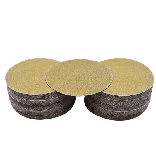 ALL-CARB 100Pack 5 Inch 240 Grit Sanding Disc Roll No Hole PSA Adhesive Sticky Back Application On Automotive, Marine, Industrial, Woodworking