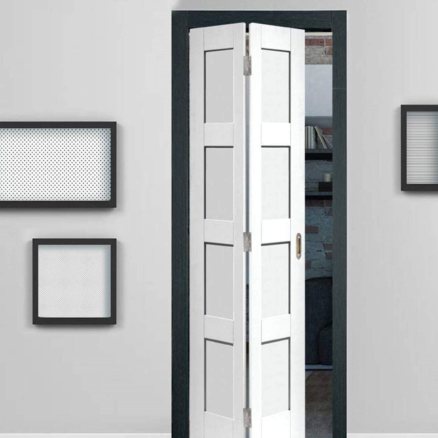 ALL-CARB 3.5 Inch x 3.5 Inch Door Hinges Satin Nickel 1/4 inch Radius Corner Hardware Controls 30 Pack