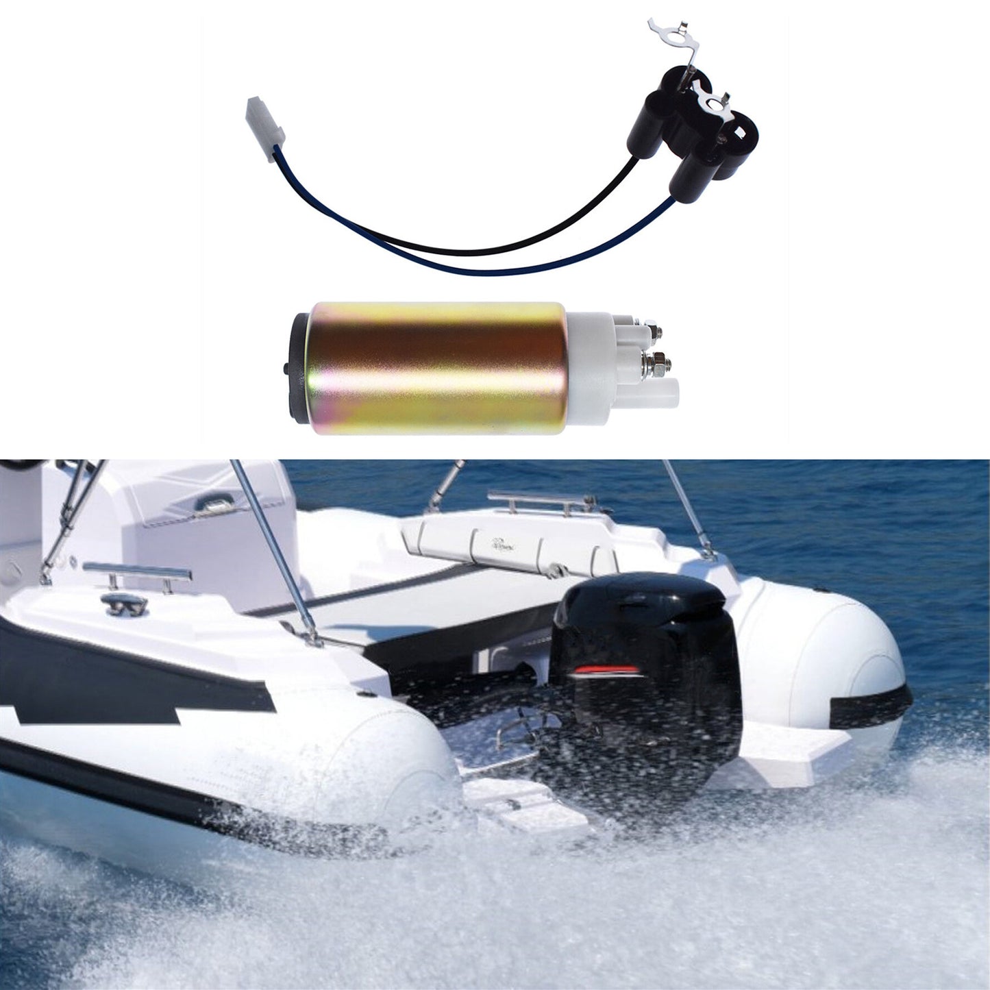 Electric Fuel Pump Kit Fit for Suzuki Outboard DF 40 50 60 70 HP HL QH TL THL 15200-87J10 15200-99E00 15200-87J00