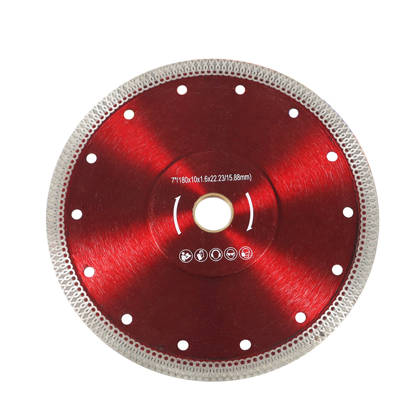 ALL-CARB 7 Inch Diamond Porcelain Saw Blade Ceramic Cutting Disc Wheel for Cutting Ceramic Tile Porcelain Granite Marbles