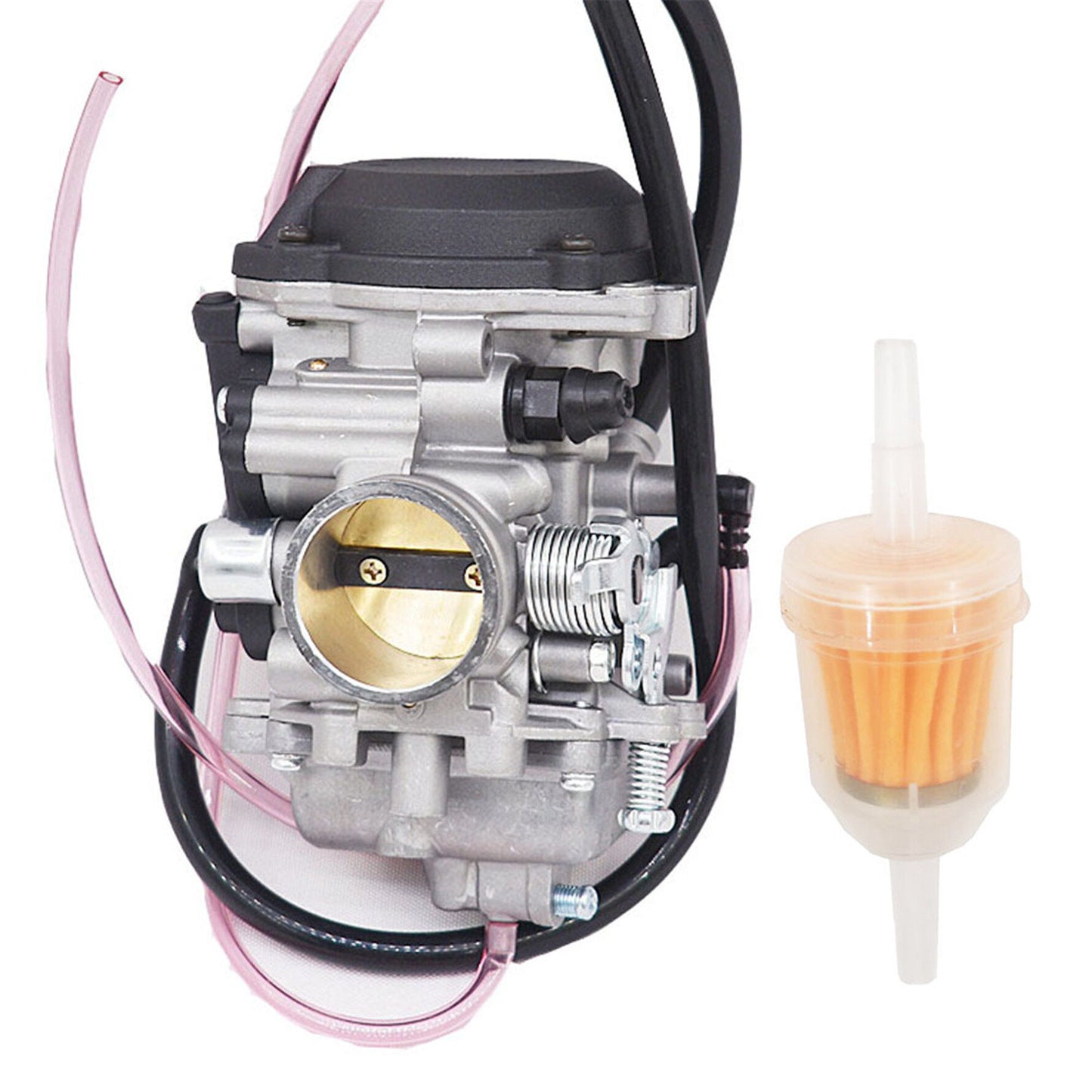 Carburetor with Fuel Filter Replacement for Yamaha TTR225 TTR-225 1999-2004 Assembly 5FG-14901-00-00