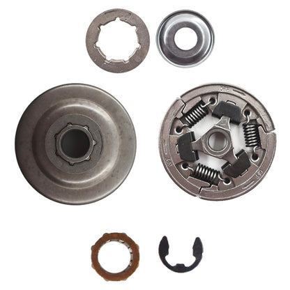 ALL-CARB 3/8 -7T Spur Clutch Drum Sprocket Bearing Kit with Needle Bearing Clutch Washer E-Clip Replacement for Stihl 036 MS360 Chainsaw