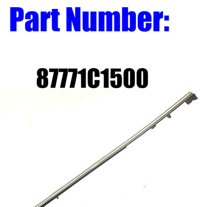 ALL-CARB Front Left Driver Upper Side Chrome Fender Garnish Molding Trim Replacement for Hyundai Sonata 2018 2019 87771C1500