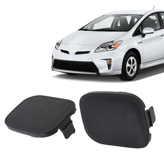 ALL-CARB Front Left and Right Bumper Tow Hook Eye Cap Cover Pair Replacement for 2010 2011 2012 Toyota Prius