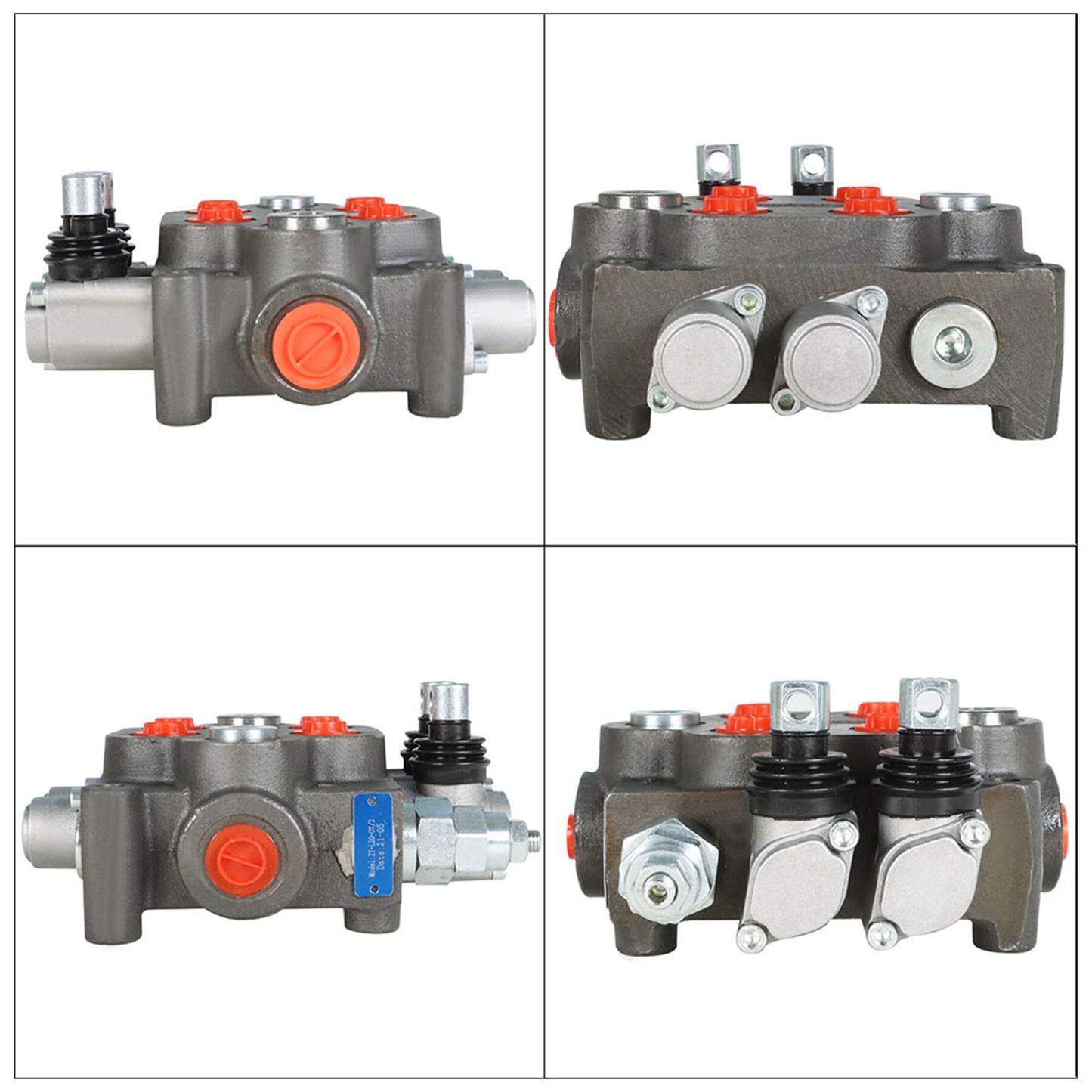 ALL-CARB Hydraulic Valve 2 Spool Hydraulic Directional Control Valve Double Acting Valve 25 GPM 3000 PSI BSPP Ports for Tractors Loaders Tanks