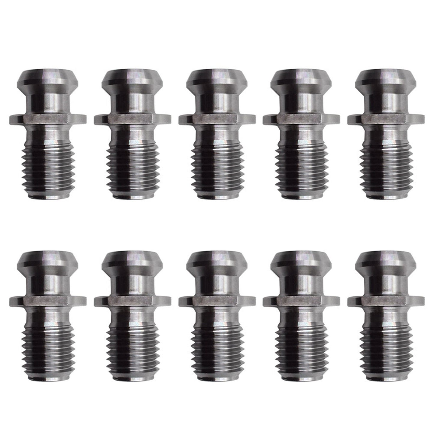 ALL-CARB 10Pcs CAT50 45 Degree 1.140 Inch Pull Stud Fixed Knobs Fit for Mori Seiki Mazak CNC Machining Machines