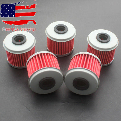 ALL-CARB 5 Pcs Oil Filter Replacement for Honda CRF450X, Replacement for TRX450R