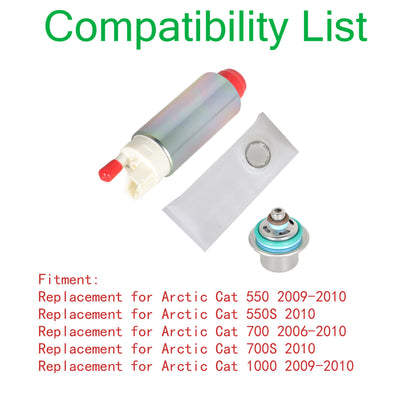 ALL-CARB Fuel Pump + Regulator Replacement for Arctic Cat 550 700 1000 2006-2010 0570-271