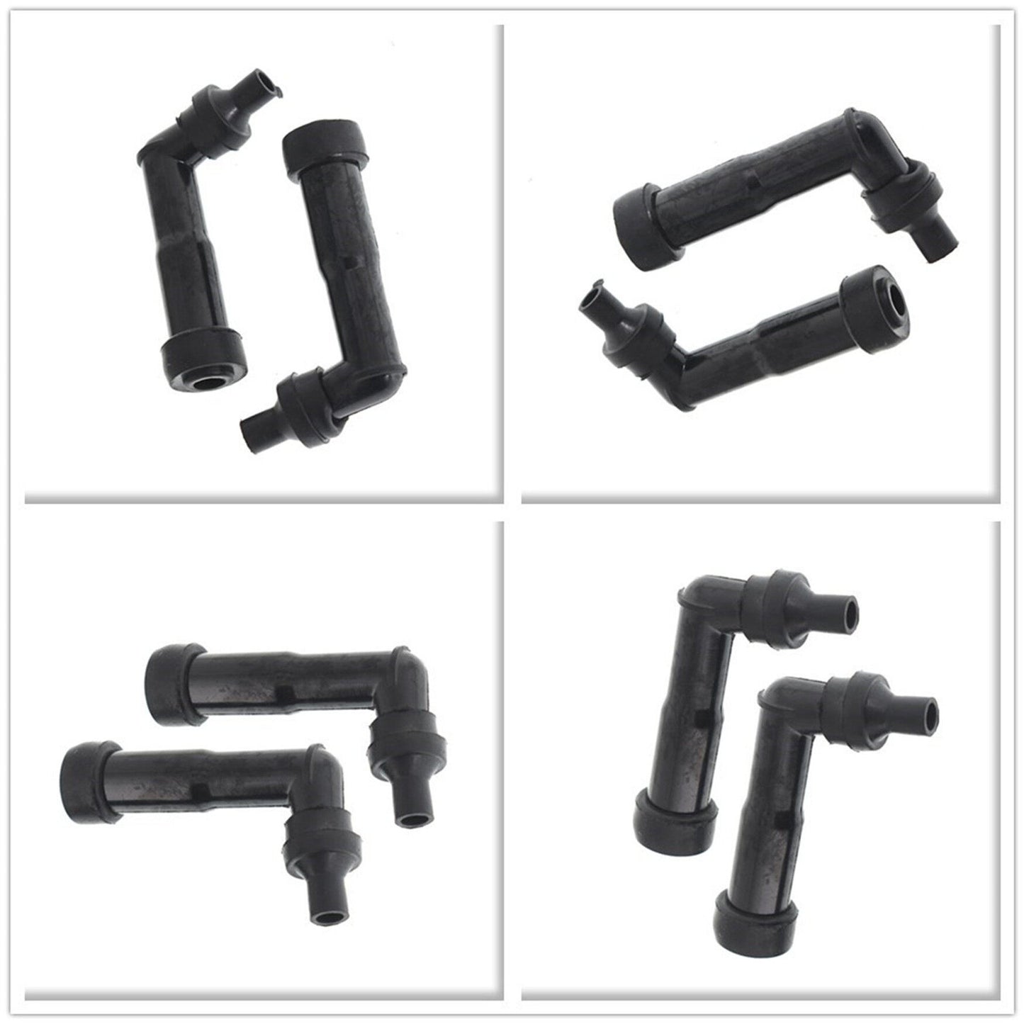 ALL-CARB 2 Packs Spark Plug Boot Cap Cover Resistor Replacement for XB05F 120 Degree ATV Motorcycle