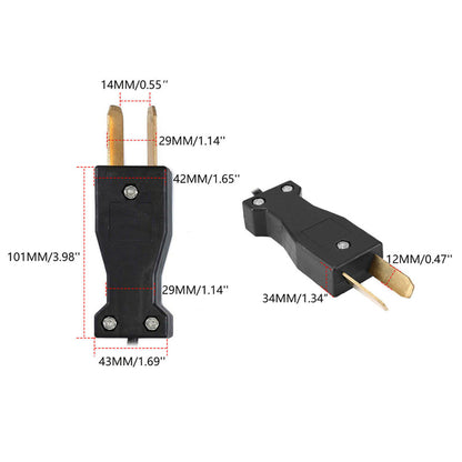 ALL-CARB 36V 5A Battery Charger Crows Foot Plug Replacement for Yamaha EZGO DS TXT Club Car Golf Cart