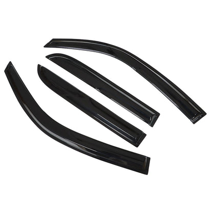 ALL-CARB Window Vent Visors Shade Sun Rain Wind Guards Deflectors Cover Acrylic Replacement for Toyota 4runner 1996-2002 Outside 4 Pieces Black