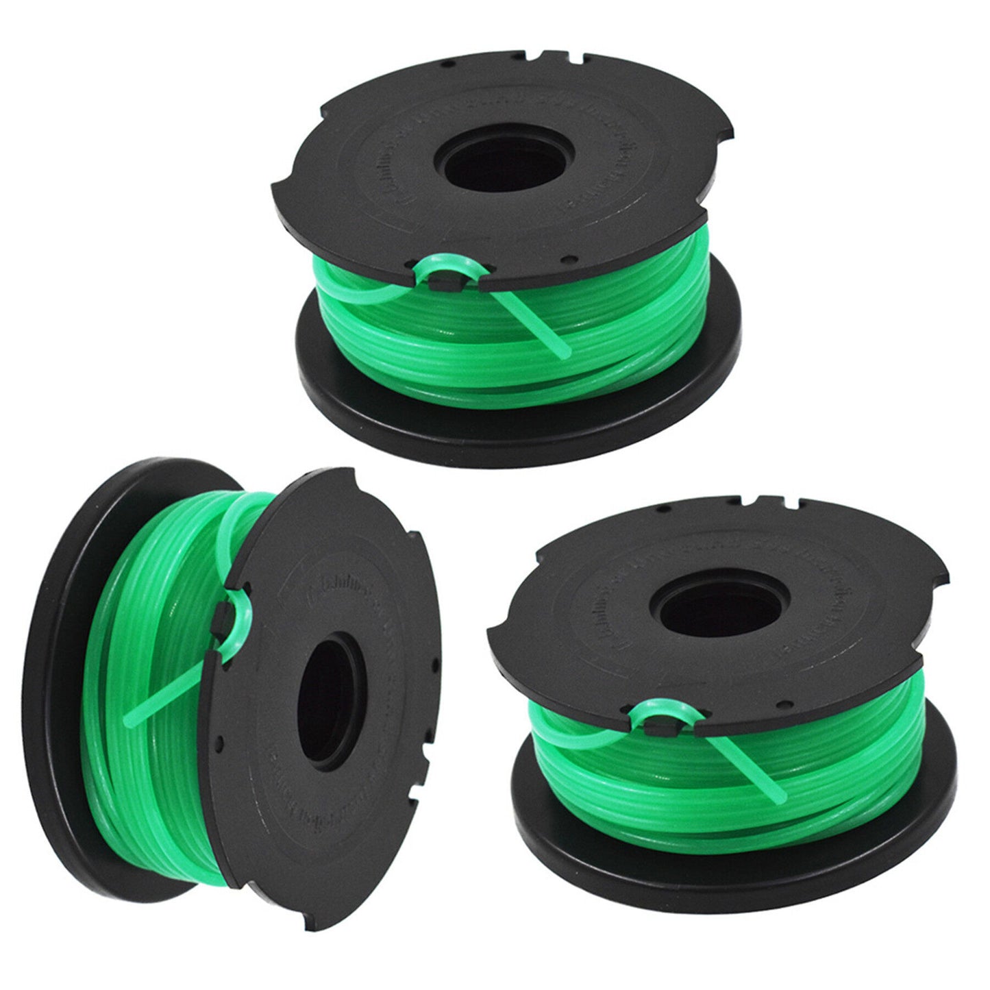 3-Pack 20ft 0.08in String Trimmer Line Green Spool Replacement for SF-080 GH3000 GH3000R LST540 LST540B