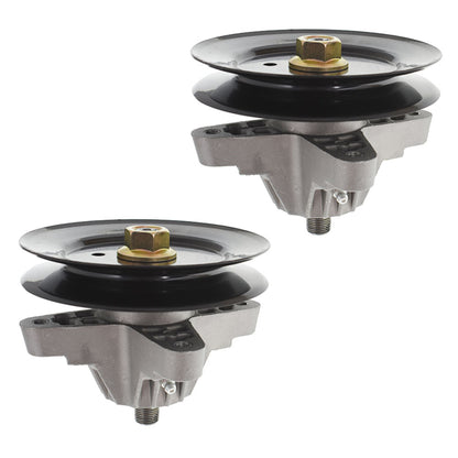 618-0574 2 Set Spindle Assemblies with Pulley Replacement for MTD 918-0574 618-0574 918-0574C