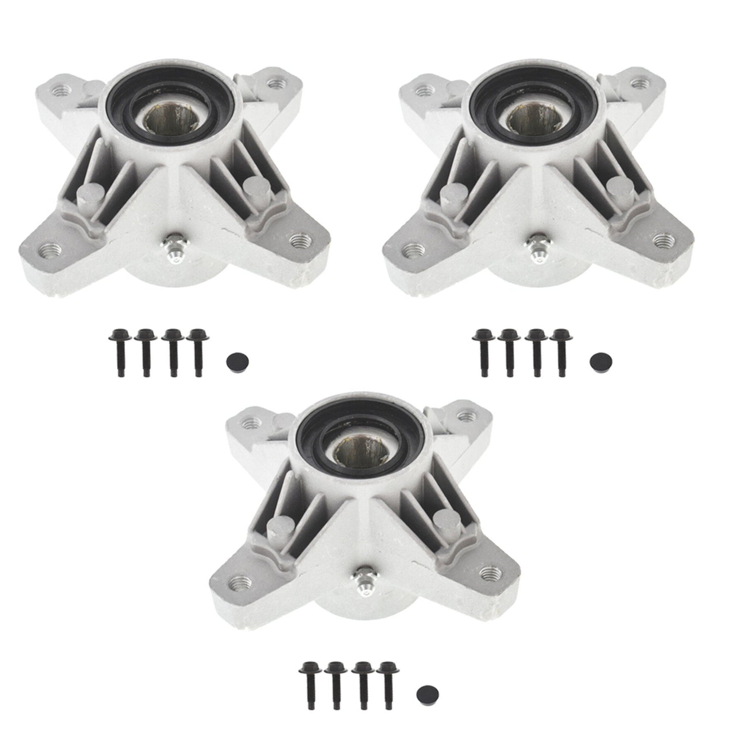 3Pack Spindle Assembly 618-04394 Replacement for 38 42 and 44 decks Replacement for MTD 618-3129C 918-3129C 918-04394 918-04426