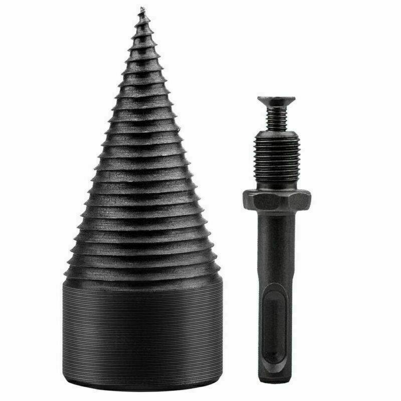 ALL-CARB Hex Shank Log Breaker Reamer Woodworking Tools for Electric Drill Machine Firewood Drill Bit Wood Splitter 32mm