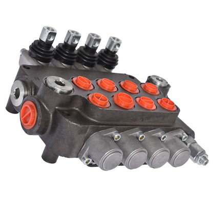 ALL-CARB Hydraulic Valve 4 Spool Hydraulic Directional Control Valve Double Acting Control Valve 21 GPM 3600 PSI SAE Ports