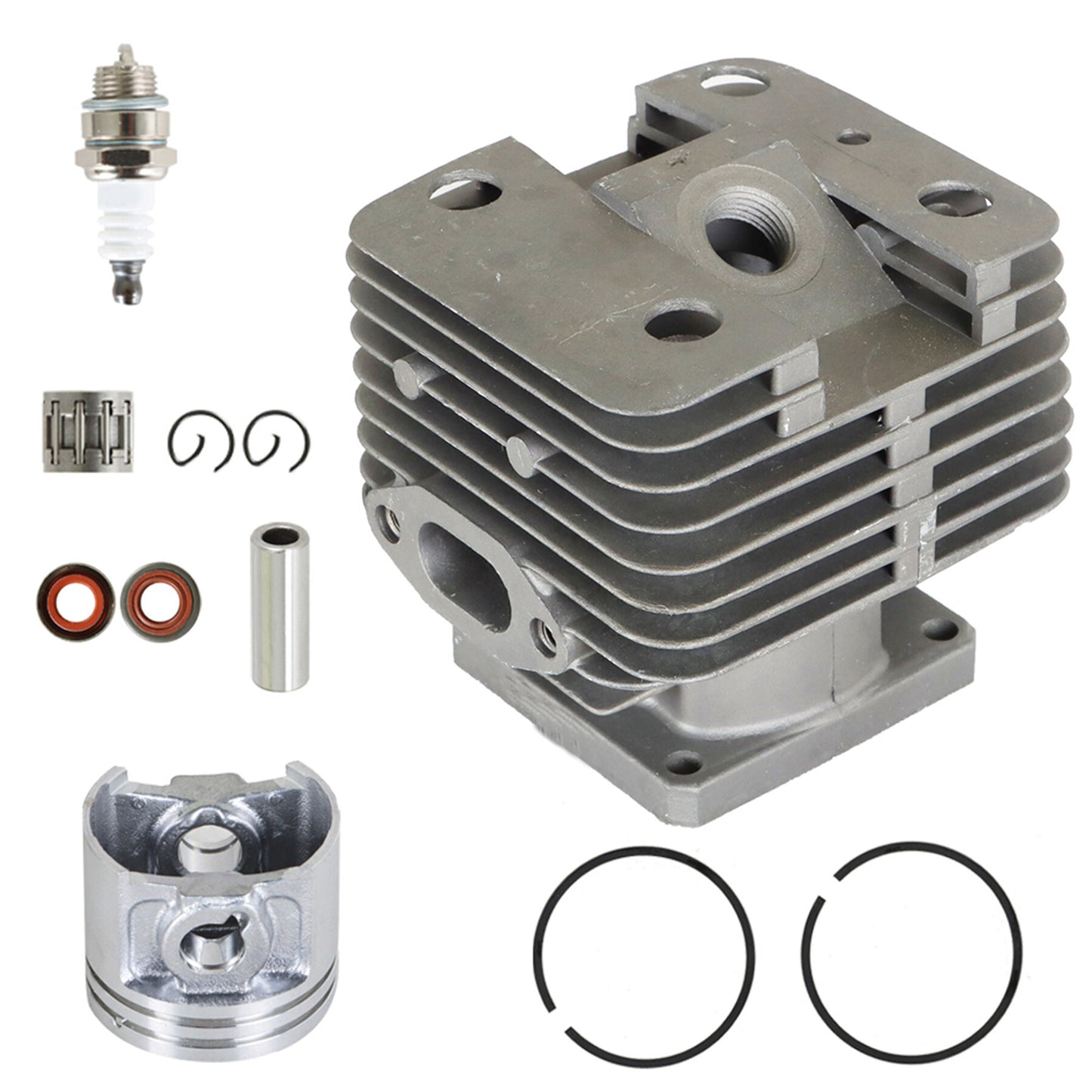 ALL-CARB Cylinder Piston Kit 40mm Replacement for Stihl FS120 FS200 FS202 FT250 HT250 FS250 FS250R Chainsaws