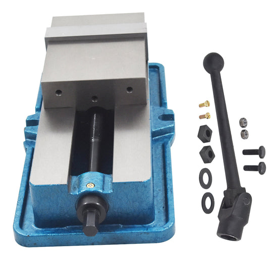 ALL-CARB Bench Clamp Vise 5 Inch Precision Mill Vise without Base Fit for Milling Shaping and Drilling Machines