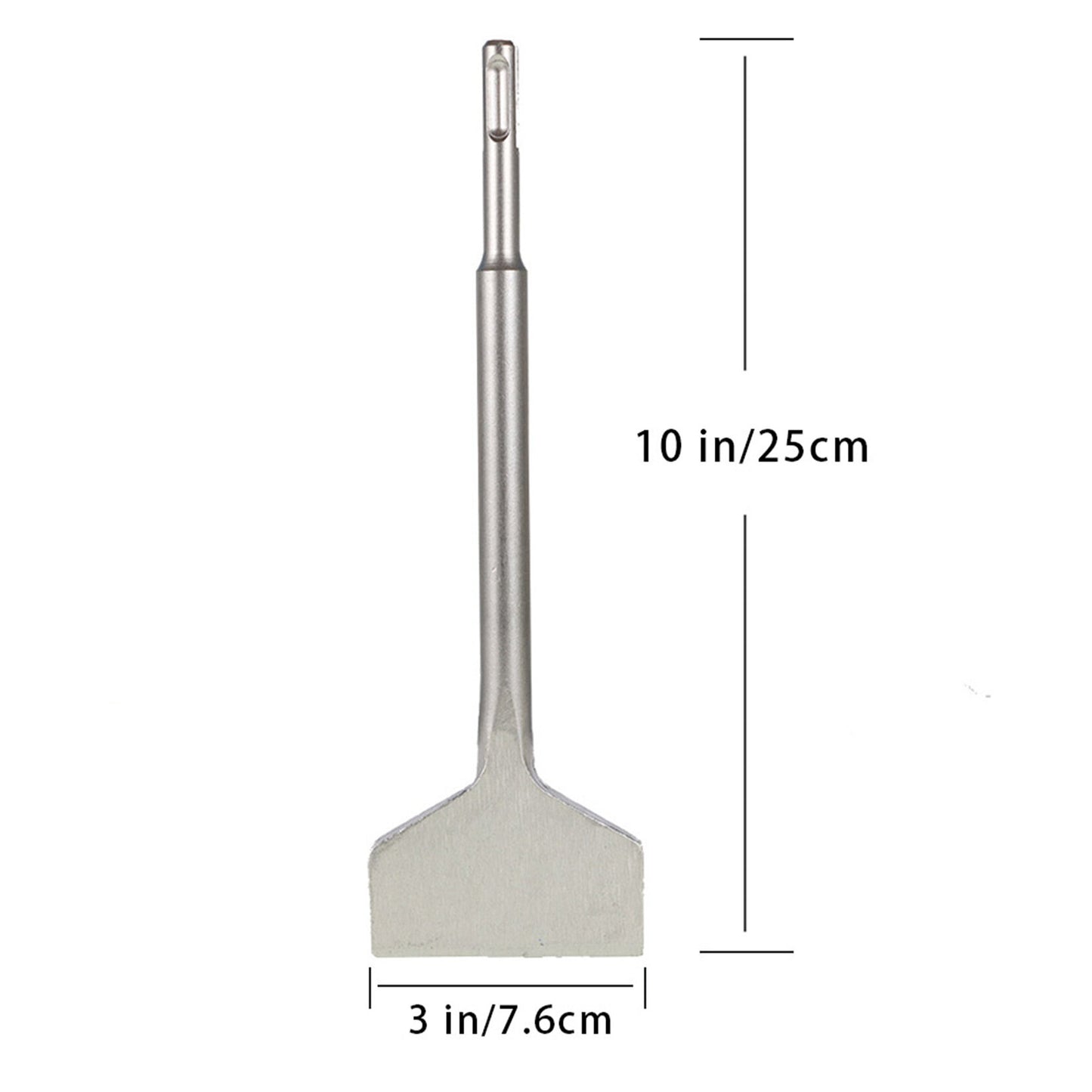 ALL-CARB Wide Floor Tile Removal Chisel 3-Inch, Machine Sharpened Tile and Flooring Adhesive Remover Bit Works with SDS-Plus Rotary Hammers and Demolition Hammers (3 x 10 Inch)