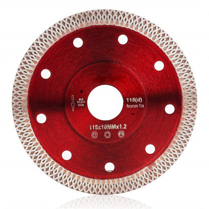 ALL-CARB 2Pcs 4.5 Inch Diamond Porcelain Saw Blades Ceramic Cutting Disc Wheels for Cutting Ceramic Tile Porcelain Granite Marbles