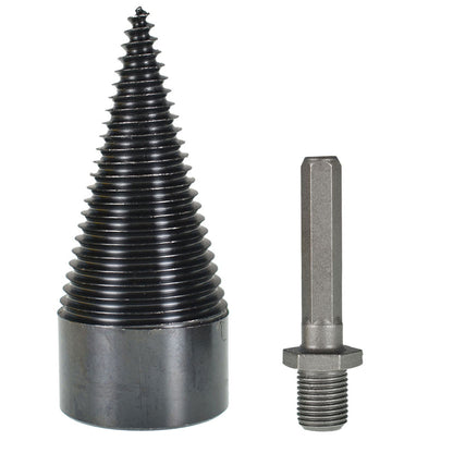 ALL-CARB High Speed Firewood Drill Bit Wood Splitter Screw Splitting Cone Driver (42mm)