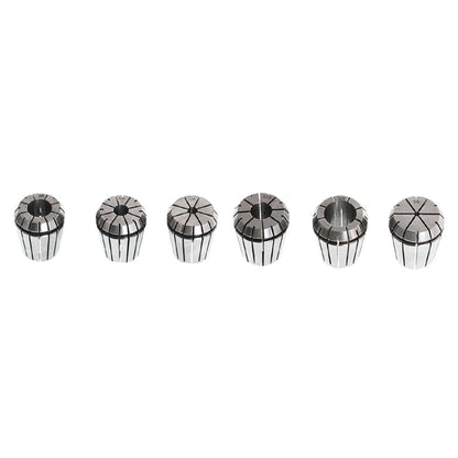 ALL-CARB 6 Pcs ER32 Collet Chuck Diameter 1/2, 1/4, 3/4, 1/8, 3/8, 5/8 Inch Elastic Milling Cutter Chuck, Fit for CNC Engraving Machine