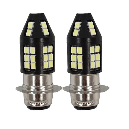 ALL-CARB 2 Pack White 6000K LED Bulb H6M Headlights Replacement for Yamaha 700 700R 2006-2018