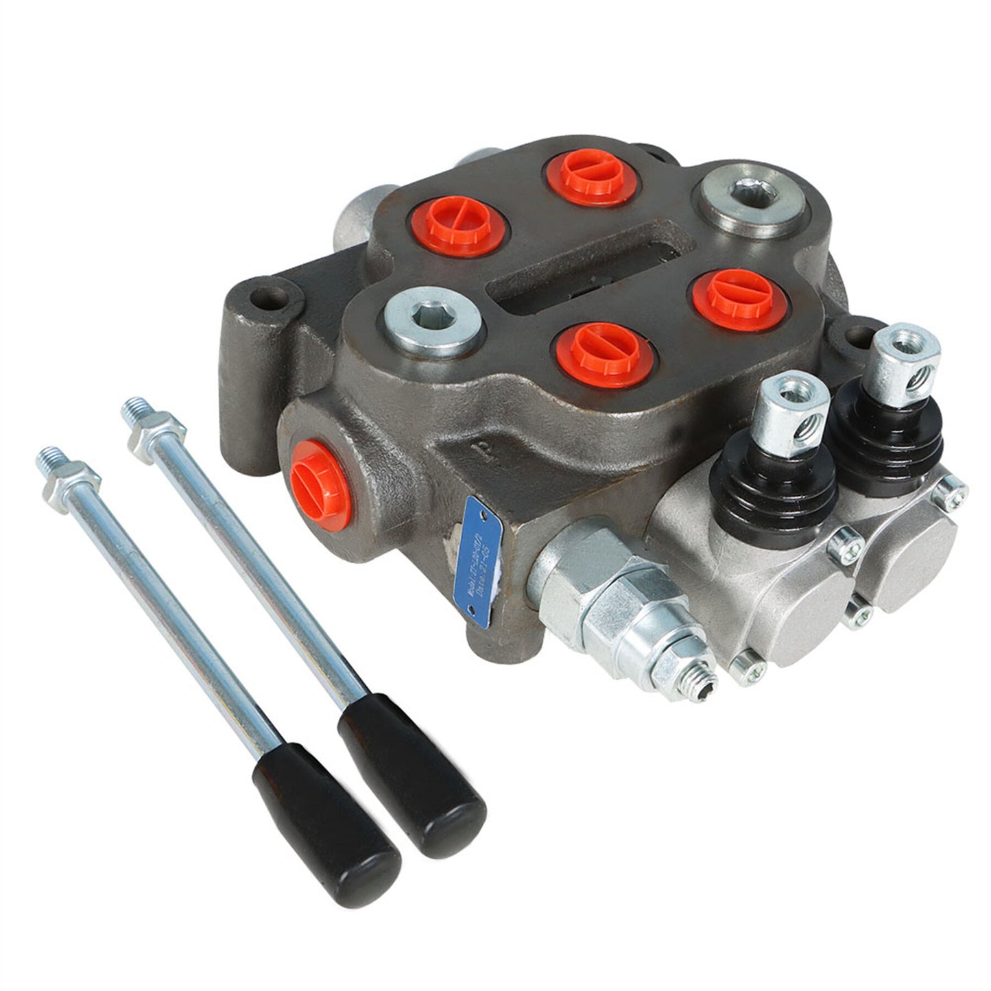 ALL-CARB Hydraulic Valve 2 Spool Hydraulic Directional Control Valve Double Acting Valve 25 GPM 3000 PSI BSPP Ports for Tractors Loaders Tanks