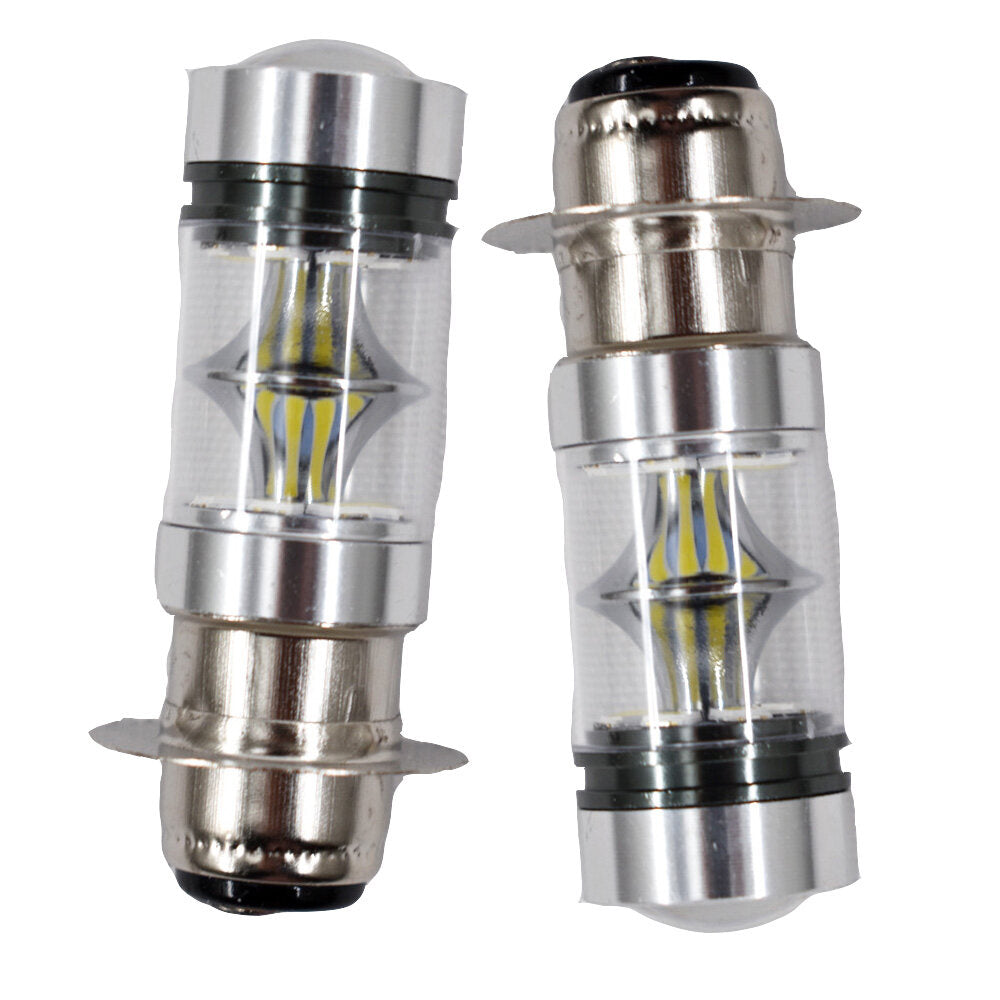 ALL-CARB 100W 2X H6 Super White 6000K LED Bulbs Headlights Replacement for TRX450R 450ER 450