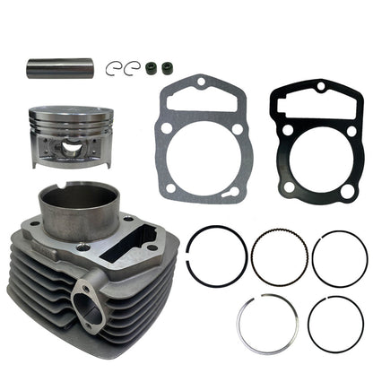 ALL-CARB Cylinder Piston Rings Kit 196CM3 63.5mm Bore 200cc Replacement for Honda ATC200 XL185 XL200