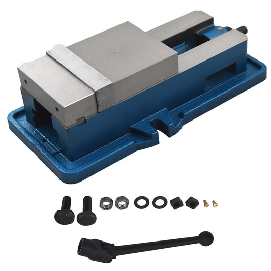 ALL-CARB Bench Clamp Vise 4 Inch Precision Mill Vise without Base Fit for Milling Shaping and Drilling Machines