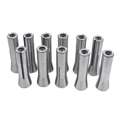 ALL-CARB 11Pcs R8 Collet Set 1/8 - 3/4 Inch Fit for Machining Turning